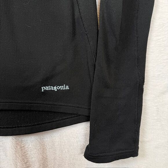 Patagonia Women's Capilene Midweight Zip-Neck Pullover Polartec Black Size Small - Picture 3 of 13
